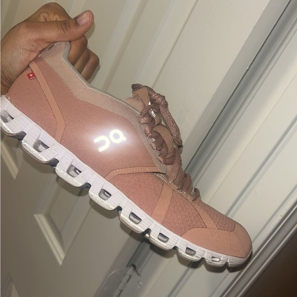 On Running Women's Sneakers in Blush and White